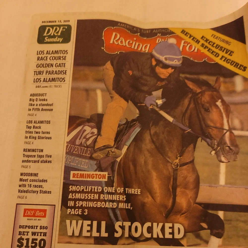 Daily Racing Form - Picture 6 of 8